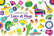 Cinco de Mayo Clipart Fiesta, an Illustration by SugarPickle Clip Art (Thumbnail 1 of 3)