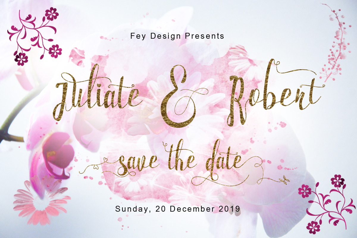 Milkytwins Modern Wave Calligraphy preview 5