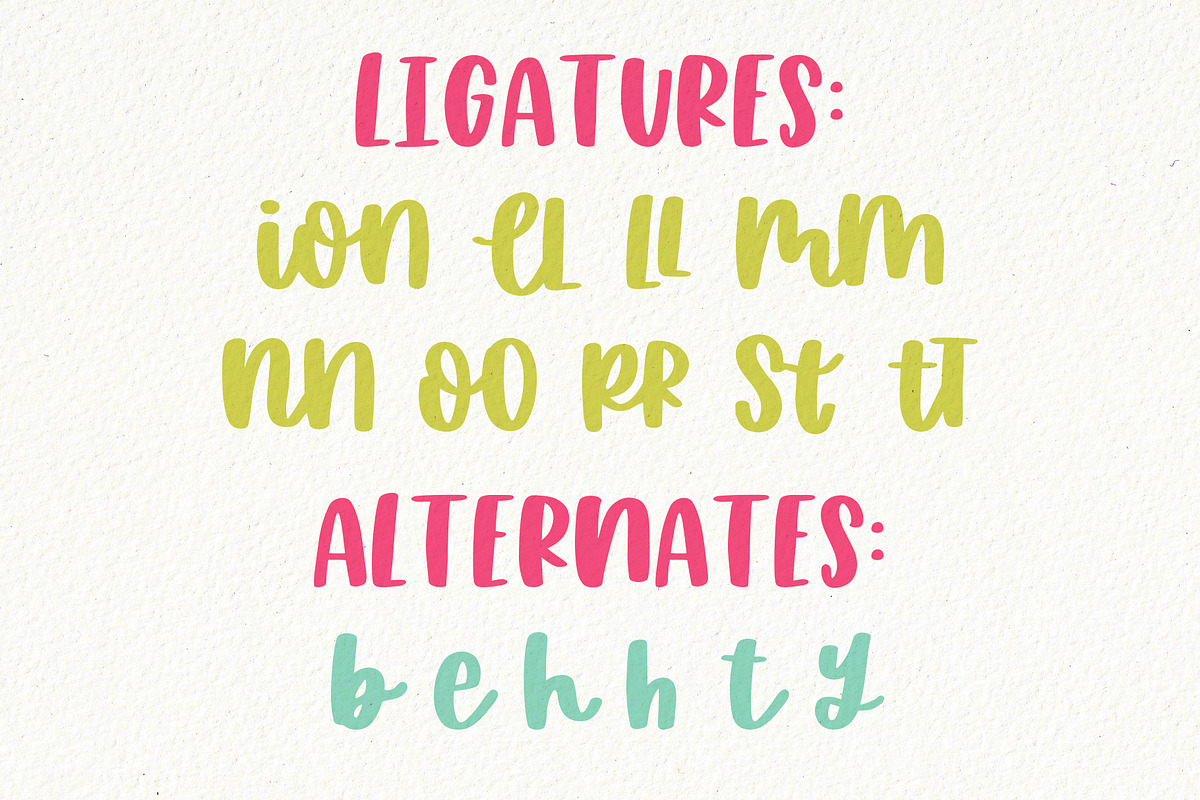 Chubby Cheeks, Sans Serif Font, a Sans Serif Font by Jordyn Alison Designs (Photo 4 of 12)