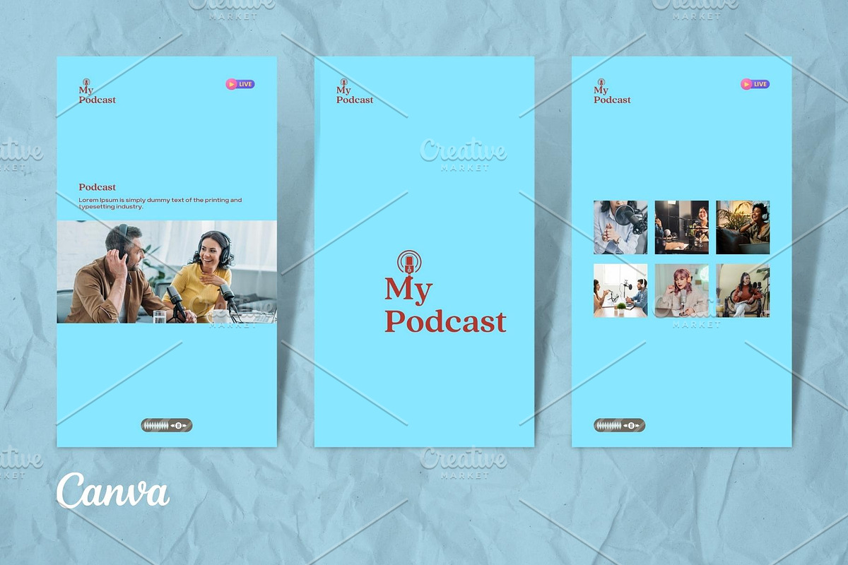 My Podcast - Social Media Template, a Social Media Template by Aji Gallery (Photo 13 of 16)