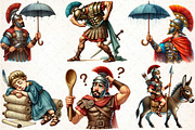 Funny Roman Empire Clipart, an Illustration by DreamCafeArt (Thumbnail 4 of 4)