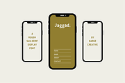 Jaggad | a rough san-serif font, a Sans Serif Font by bargecreative (Thumbnail 3 of 5)