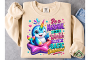 Sparkly Narwhal Rainbow PNG, a Seasonal Illustration by Craft Nest (Thumbnail 5 of 5)