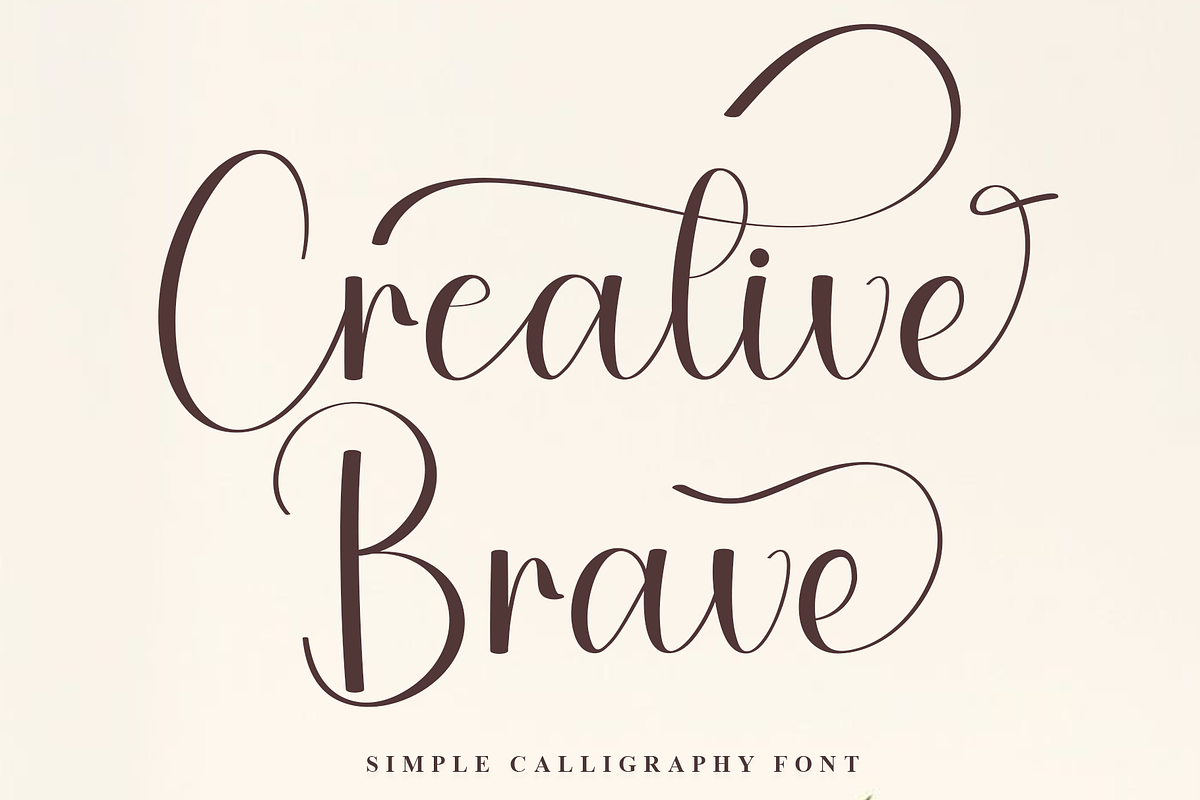 Creative Brave, a Handwritten Font by FreshTypeINK (Photo 1 of 8)