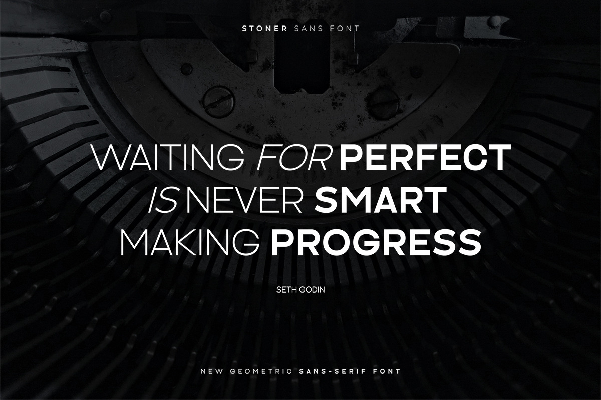 STONER | 12 FONTS | 50% OFF, a Sans Serif Font by Pentagonistudio (Photo 8 of 10)