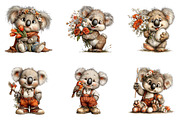 Whimsical Easter Koala Clipart, an Illustration by CreationArt (Thumbnail 5 of 7)