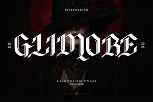Glimore - Luxury Blackletter Font