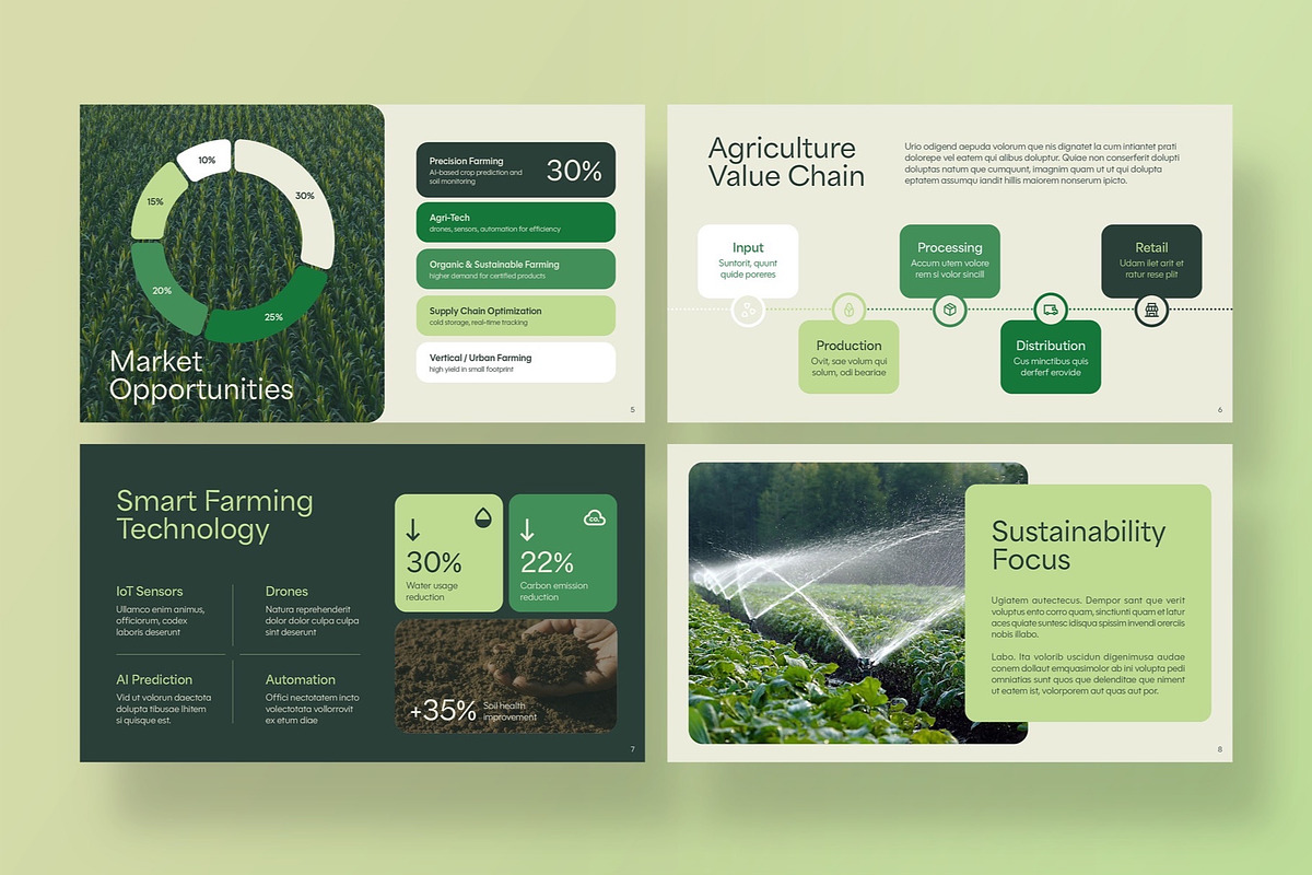 Modern Presentation Template, a Presentation Template by BrandPacks (Photo 3 of 7)