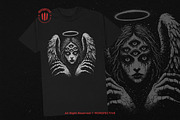 10 Bundle Dark Art Angel Eyes Women, an Illustration by Morspective (Thumbnail 2 of 7)