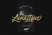 The Lunatique, a Script Font by NUGS (Thumbnail 1 of 9)