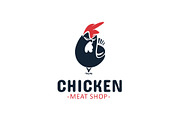 Chicken Meat Shop Logo Template, a Branding & Logo Template by What a Story (Thumbnail 2 of 5)