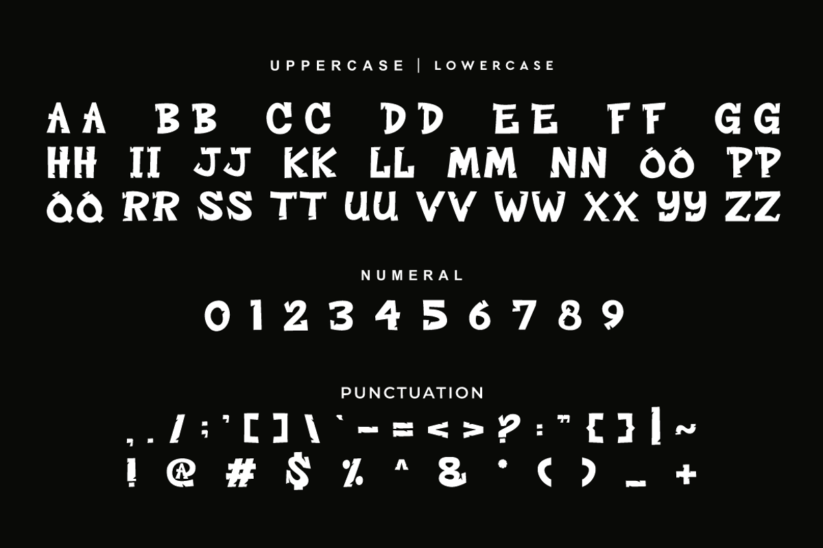 Nepoma Crash Font, a Sans Serif Font by Iqsiart Studio (Photo 4 of 7)