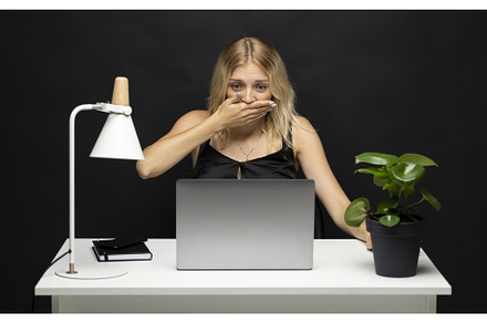 Frustrated, sad, stressed or, a Business Photo by volodymyrshtun13795