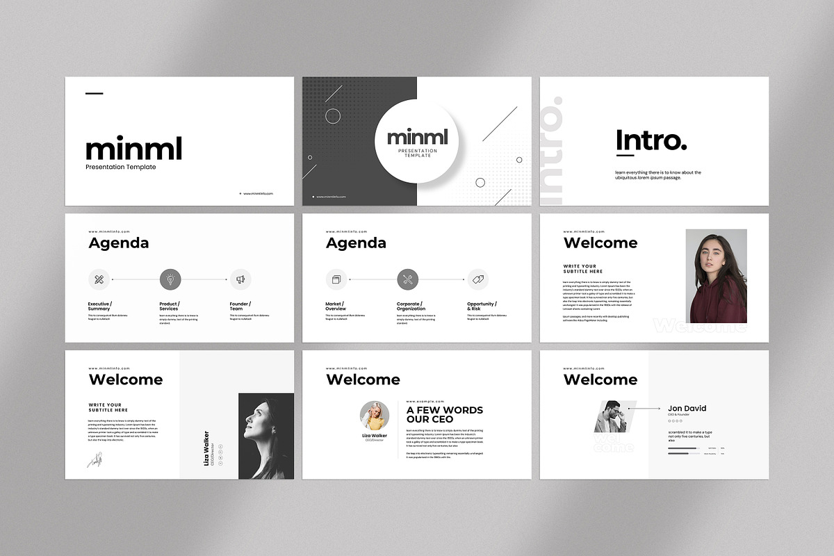 Minml Presentation Template, a Presentation Template by evgenystudio (Photo 11 of 28)