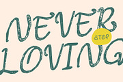 CS Belluga Stamp, a Handwritten Font by Craft Supply Co. (Thumbnail 2 of 8)