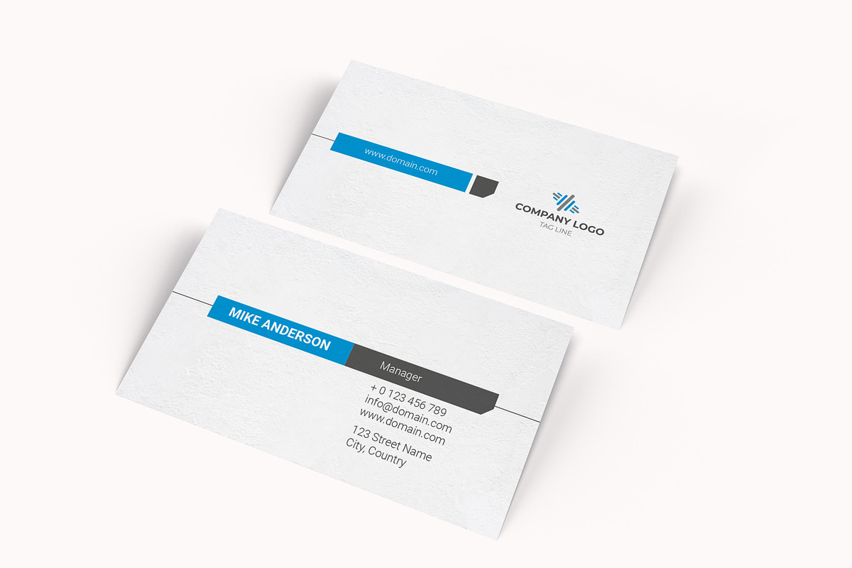 Modern Corporate Business Card, a Business Card Template by designSultan (Photo 3 of 4)