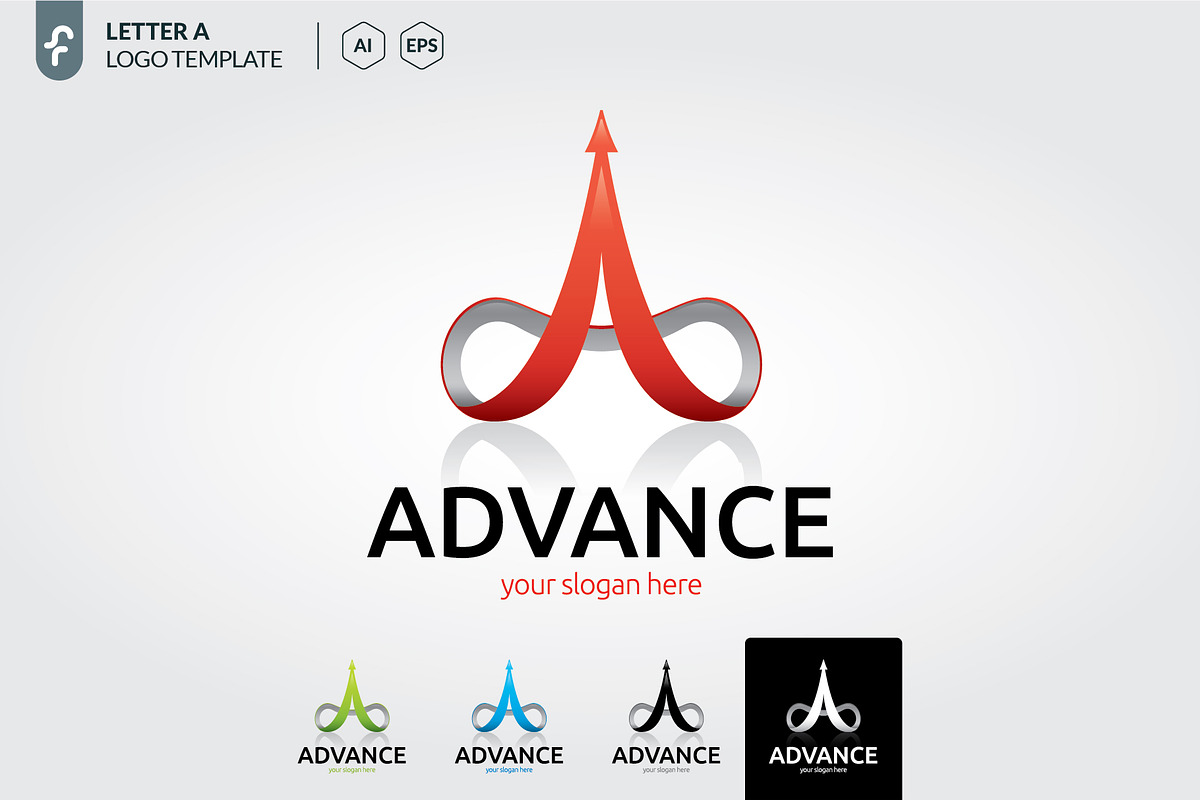 Letter a logo template, a Branding & Logo Template by ft.studio