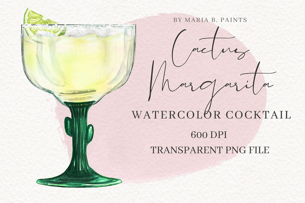 Watercolor Cocktail Illustration Set, an Illustration by Maria B. Paints (Photo 9 of 33)