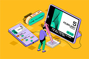 Isometric Web Concepts, a Templates & Theme by alexdndz (Thumbnail 19 of 21)