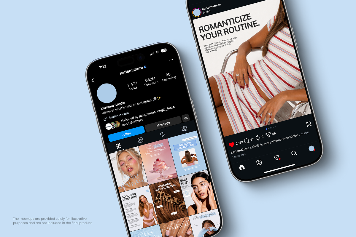 Beauty | Wellness Canva Templates, a Social Media Template by Karisma Studio (Photo 5 of 10)