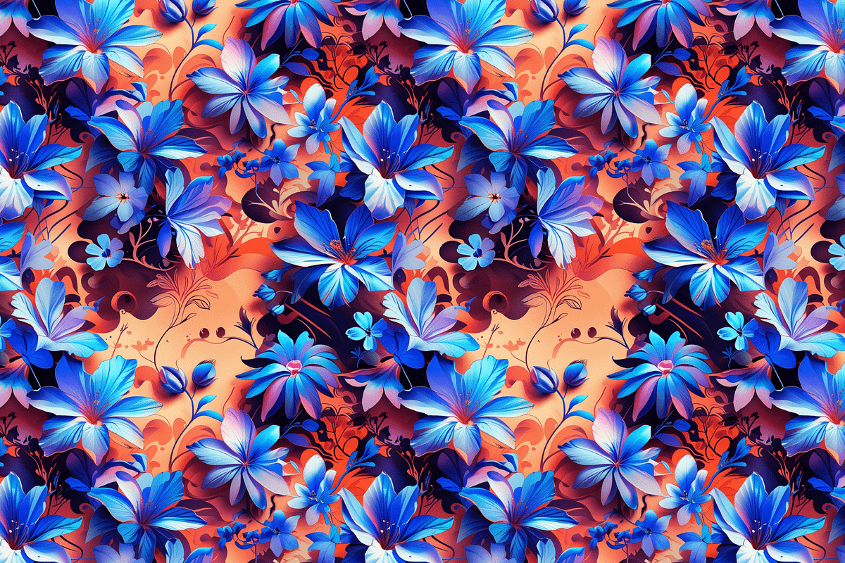 Dark and Bright Floral Patterns, a Pattern Graphic by Art Sproot (Photo 11 of 12)
