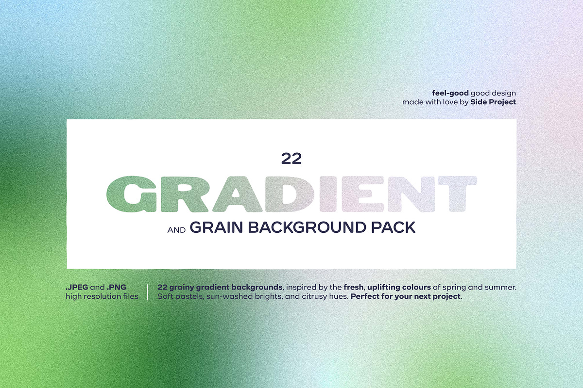 22 Grainy Gradient Backgrounds, a Background Graphic by Side Project (Photo 1 of 13)