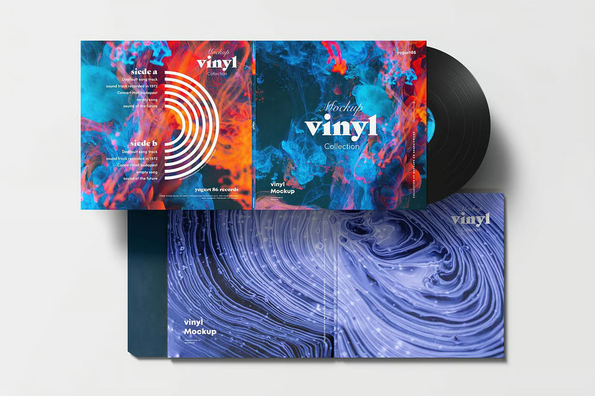 Vinyl Mock-up, a Product Mockup by zippypixelstudio (Photo 6 of 8)