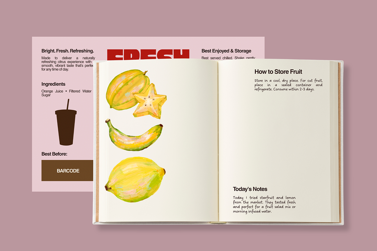 +32 Hand-Painted Fruit Collection, a Food Illustration by The Journey Atelier (Photo 10 of 19)