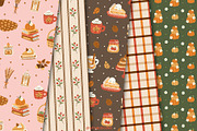 Fall Favorites Clipart and Patterns, a Pattern Graphic by Drafts n Doodles (Thumbnail 7 of 14)
