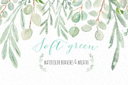 Green Bundle. vol.2. Watercolor, a Decorative Illustration by LABFcreations (Thumbnail 8 of 14)