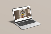 Laptop Mockup, a Device Mockup by graphicsecond (Thumbnail 2 of 6)
