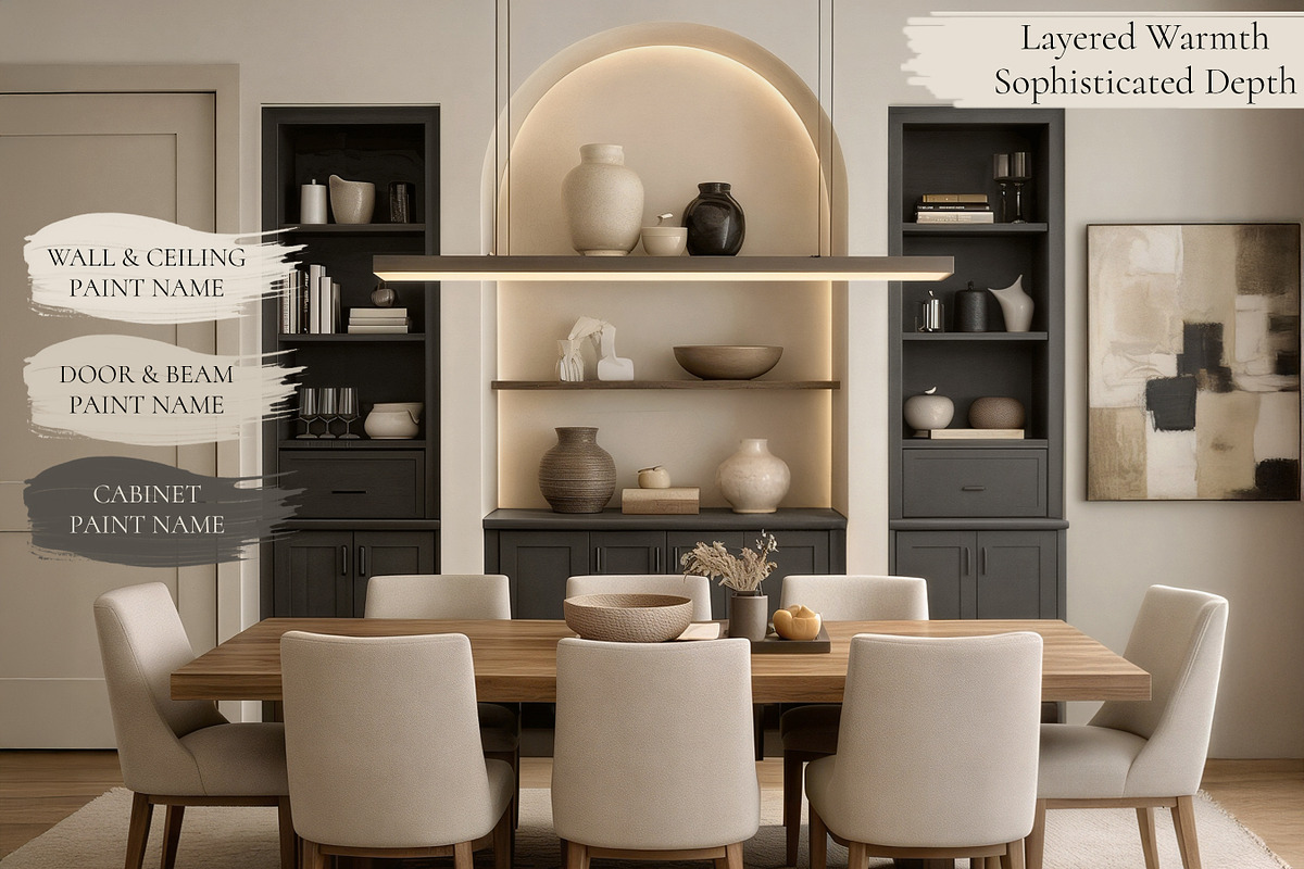 SW Warm Neutrals Home Paint Palette, a Presentation Template by CONCEPT COLORS (Photo 6 of 9)