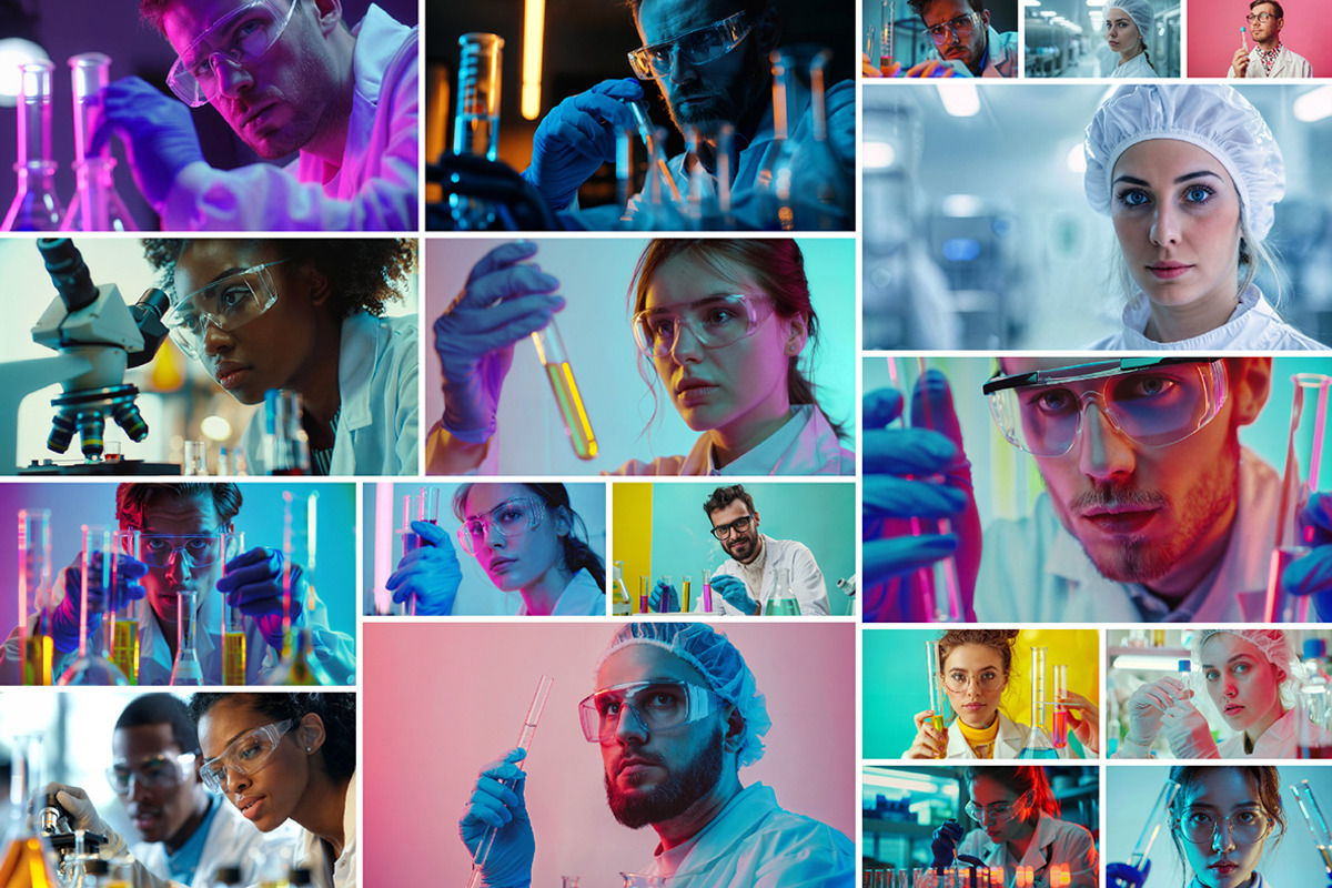 113 Scientists in the laboratory, a Health & Medical Photo by Handmadefont (Photo 8 of 20)