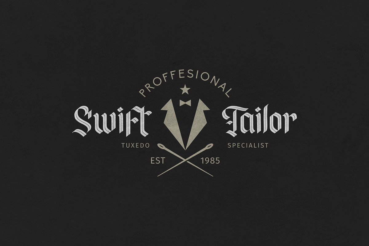Silverback - Blackletter Typeface, a Blackletter Font by LetterStuff Typefoundry (Photo 4 of 7)
