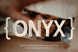 35% OFF - ONIX Hand-Painted SVG Font