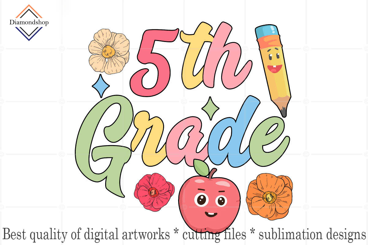 Back To School Sublimation Bundle, an Education Illustration by DiamondShop (Photo 11 of 11)