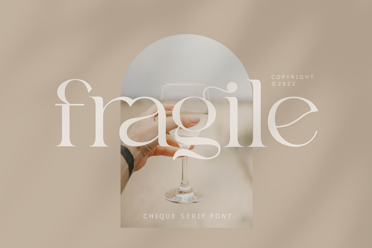 Fragile Chique Serif Font, a Serif Font by zeenesia (Photo 14 of 15)