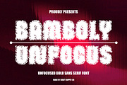 Bamboly Unfocus, a Sans Serif Font by Craft Supply Co. (Thumbnail 1 of 8)