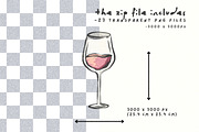 Hand Drawn New Year Pink Whimsical, a Decorative Illustration by CraftingOnSunday (Thumbnail 3 of 3)