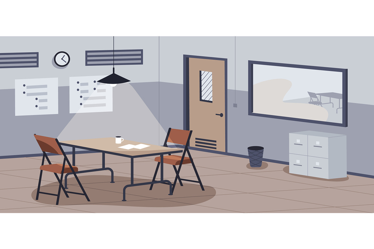 Police station and officers set, a Work Illustration by Good Studio (Photo 7 of 7)