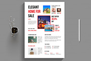 Home For Sale Flyer Template, a Flyer Template by MightyDesign (Thumbnail 1 of 8)