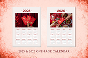 2025 CALENDAR CANVA TEMPLATE, a Stationery Template by The Little Lily Studio (Thumbnail 2 of 5)