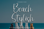 Beach Stylish, a Handwritten Font by InermediaSTUDIO (Thumbnail 1 of 8)