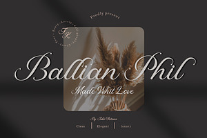 Ballian Phil Luxury Script Font