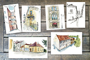 Sketches Medieval Architecture, an Object Illustration by Budogoshch (Thumbnail 3 of 9)