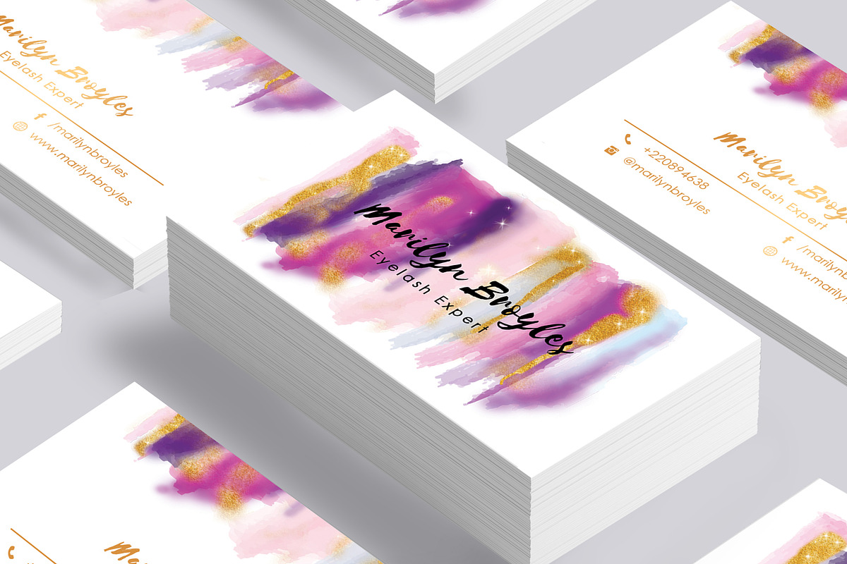 Makeup Artist Logo and Business Card, a Business Card Template by Design Dock (Photo 2 of 4)