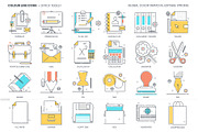 Color line icons, an Outline Icon by Howcolour (Thumbnail 31 of 32)