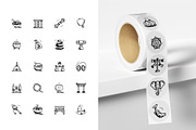 75 Tibet Doodles, an Outline Icon by Prosymbols (Thumbnail 6 of 8)