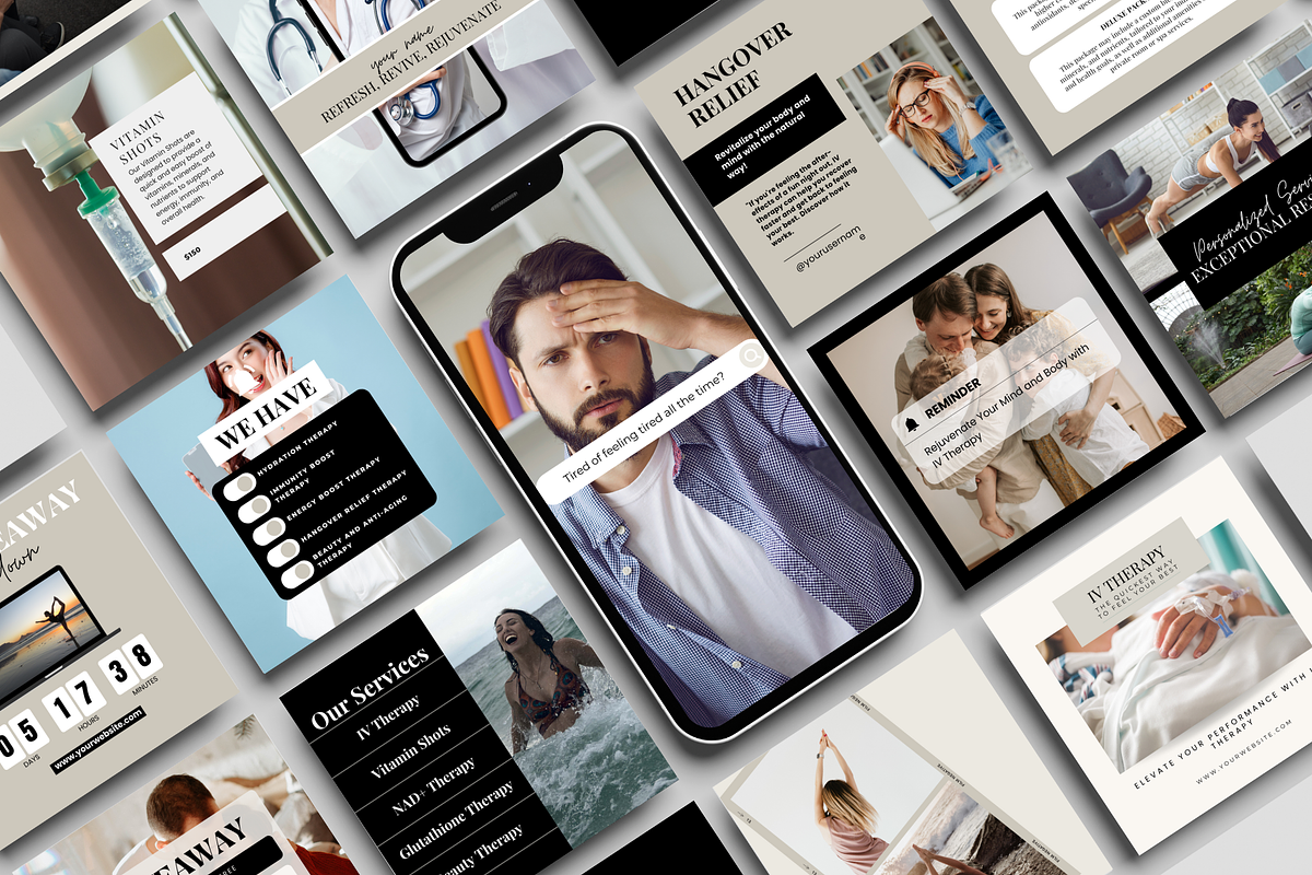Iv Therapy Instagram Post Template preview 7