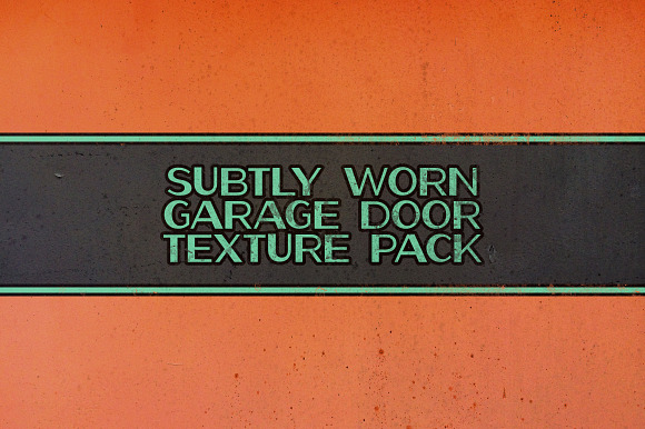 The Shop | Subtly worn garage door texture pack preview 6